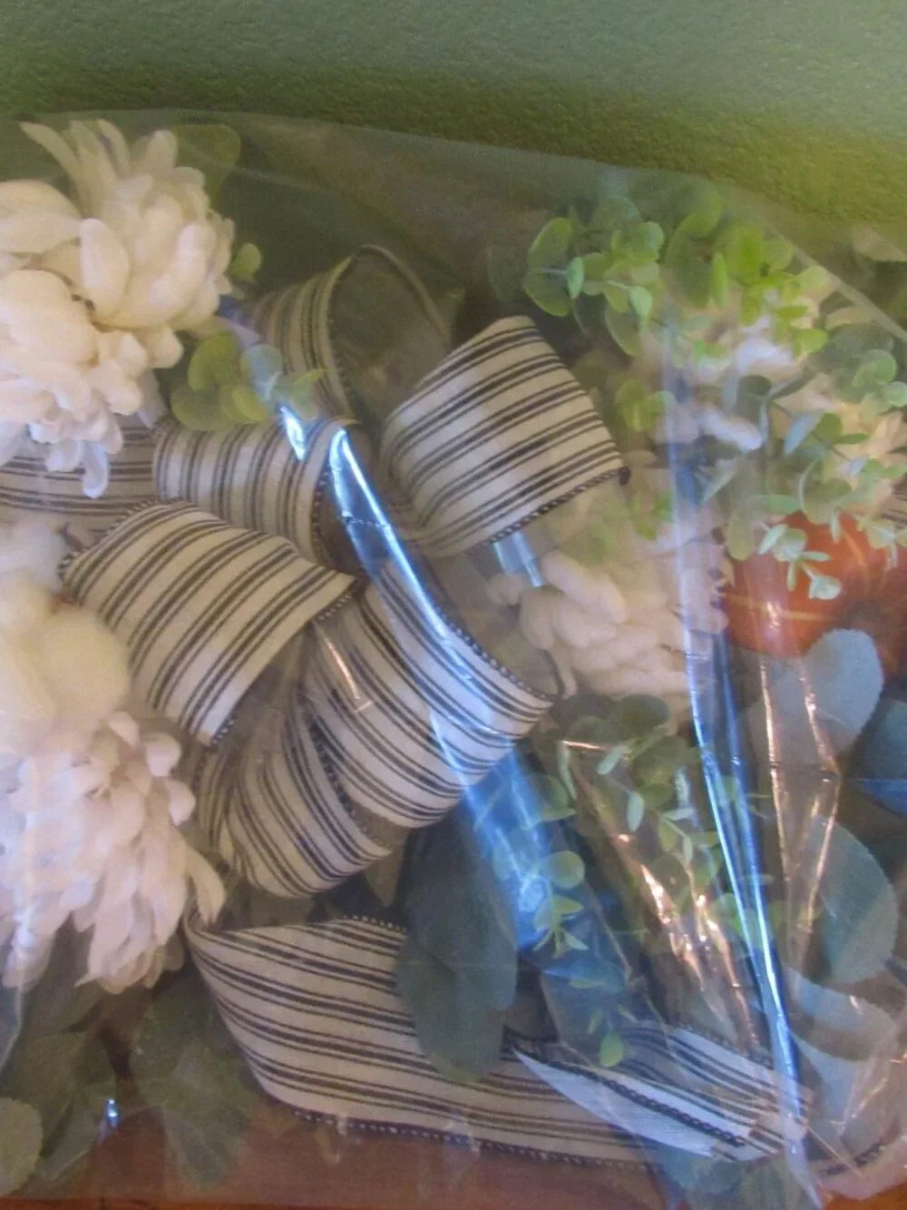 NEW GRANDIN ROAD Exclusive Rare Farmhouse Pumpkin Floral Mantle Swag Garland HTF